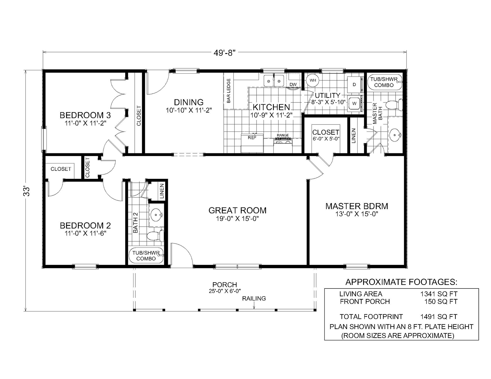 Whitley - Custom Home Floor Plan