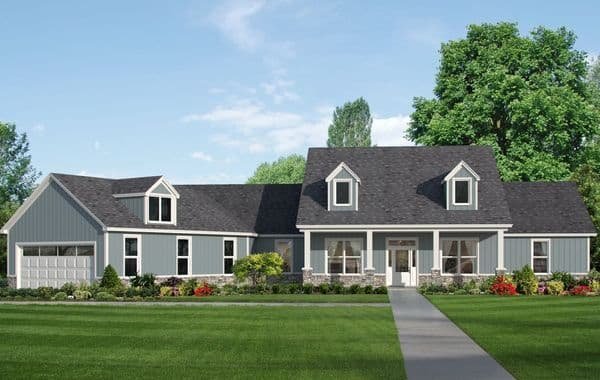 Adelaide custom home elevation - 4 Bed / 3.5 Bath / 2,816 Sq Ft