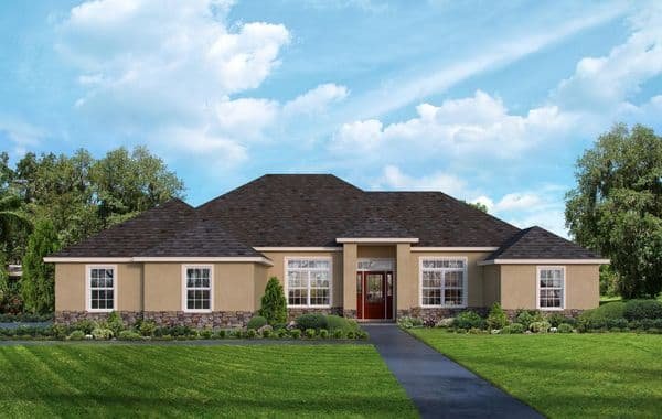 Hillsboro C custom home floor plan