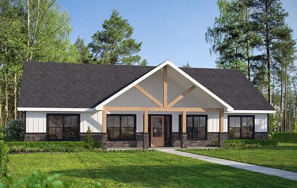 Karlsbad custom home elevation - 3 Bed / 2 Bath / 1,729 Sq Ft