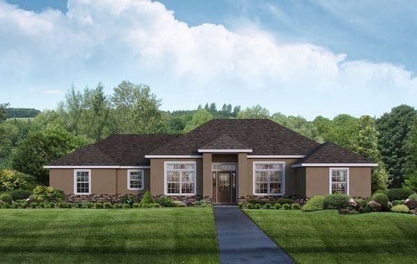 Kendall C custom home elevation - 3 Bed / 2 Bath / 2,036 Sq Ft