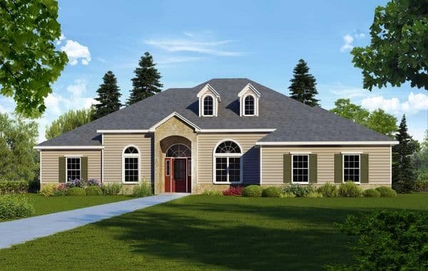 Lafayette custom home floor plan