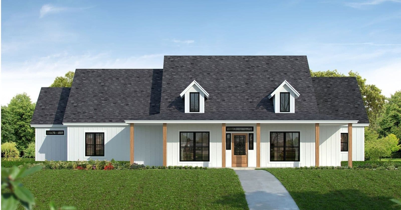Leyland B custom home elevation - 4 Bed / 2.5 Bath / 2,230 Sq Ft