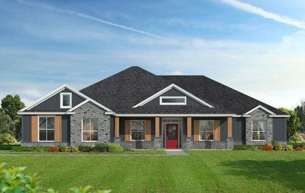 Lockhart C custom home floor plan