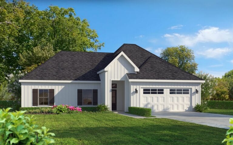 Landry custom home floor plan