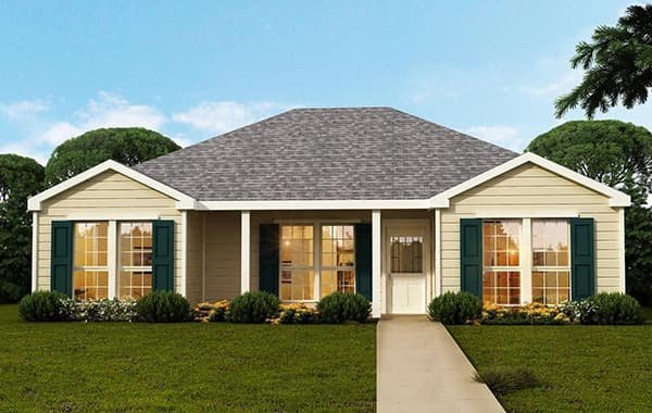 Woodcrest custom home floor plan