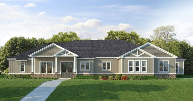 Carthage custom home floor plan