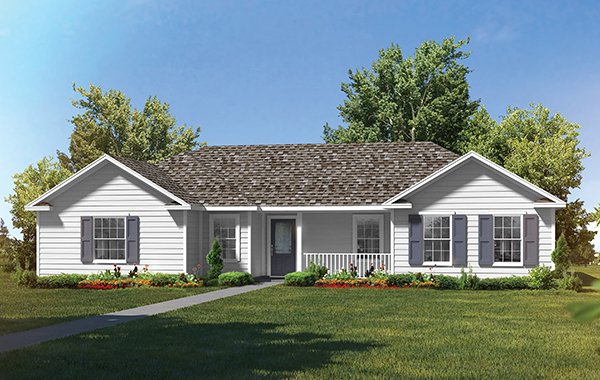 Durango custom home elevation - 4 Bed / 2 Bath / 1,632 Sq Ft