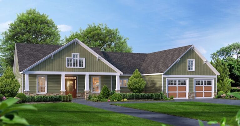 Hillcrest custom home floor plan